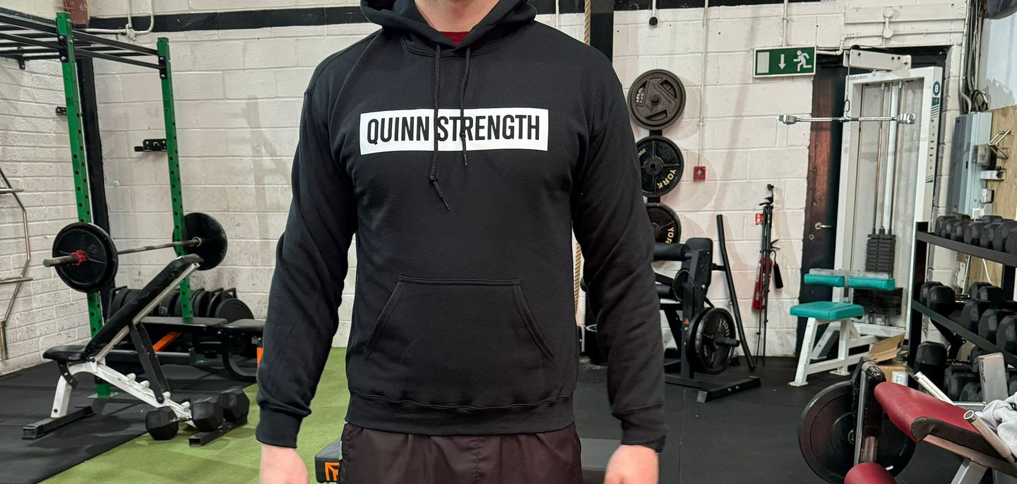 Black Quinn Strength Hoodie